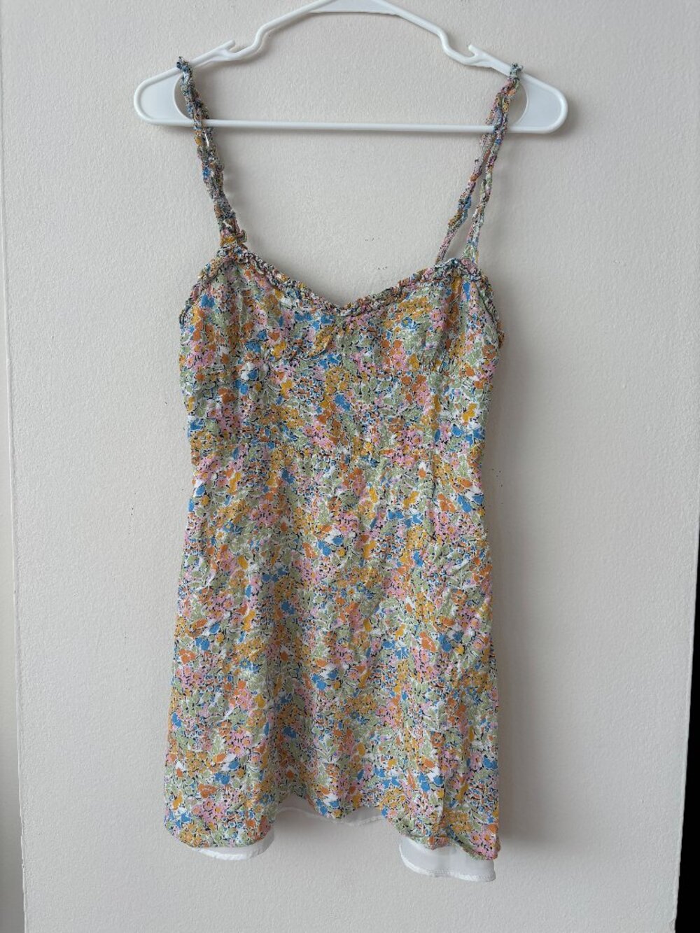 Zara Multicolor Floral Minidress - Size Medium